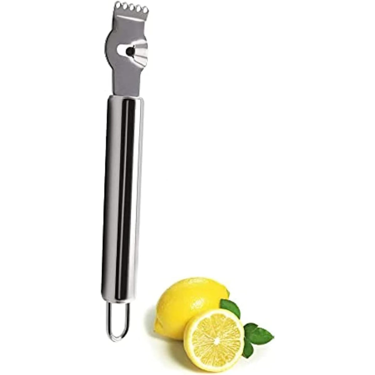Peeler Channel Knife - Alat Pengupas Lemon Perak/Alat Pengambil Inti