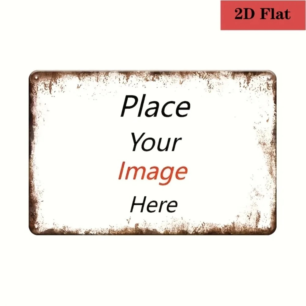 Home Bar Cafe - 8×12 Inci Plakat Logam Dapat Disesuaikan