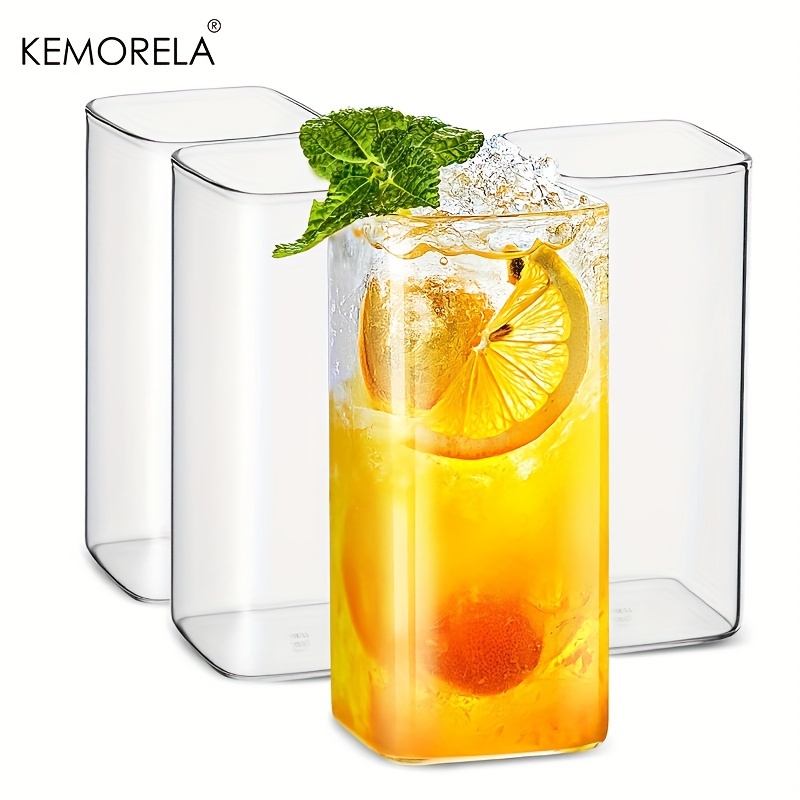 Highball Glass Set - 4 buah cangkir minum 15oz/19oz kacamata