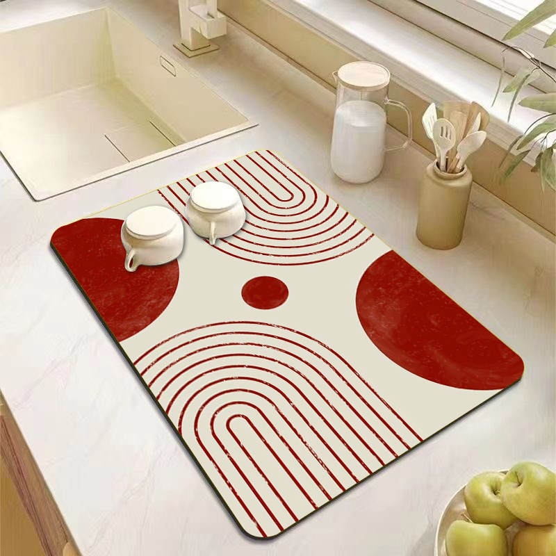 Bar Mat Rubber - Alas Meja Dapur Minimalis Motif Gitar