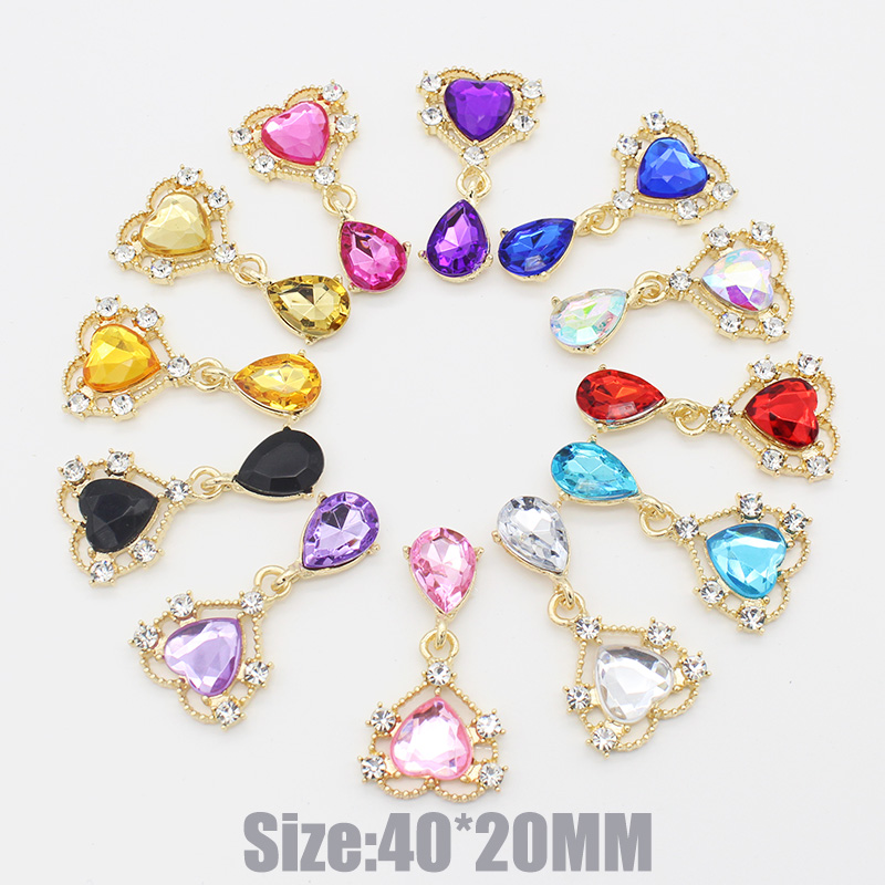 Cocktail Recipe Book - 10 Buah 20*40Mm Baru Kristal Hati
