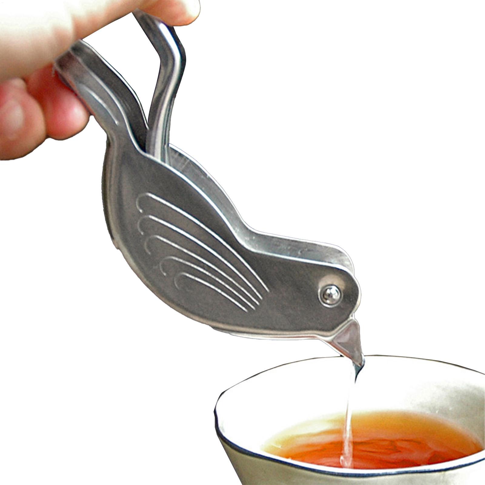 Citrus Juicer Bar - Pembuat Jus Lemon Bentuk Burung Perak