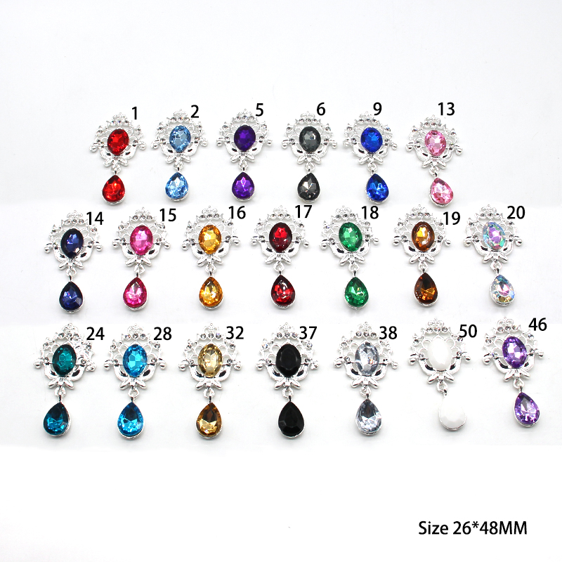 Cocktail Recipe Book - Mengkilap 26*48MM 10 Buah Kristal Berlian