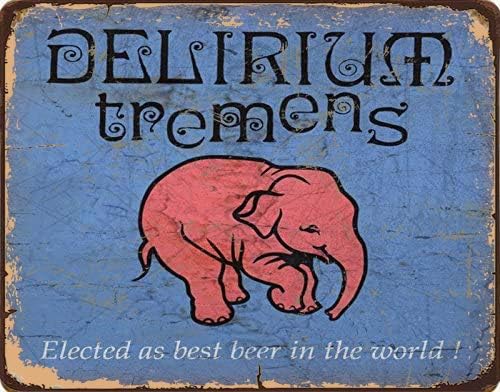 Home Bar And Coffee - Papan Tanda Timah Bergaya Vintage Delirium