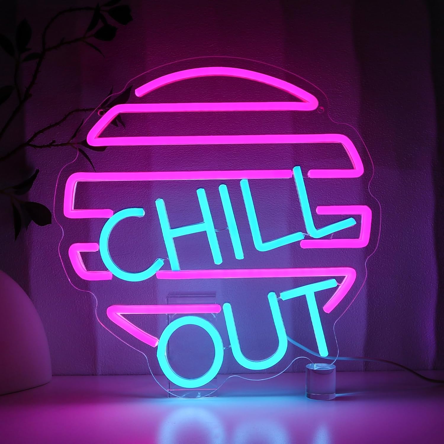 Home Bar Lounge - Tanda Neon santai untuk dekorasi dinding,