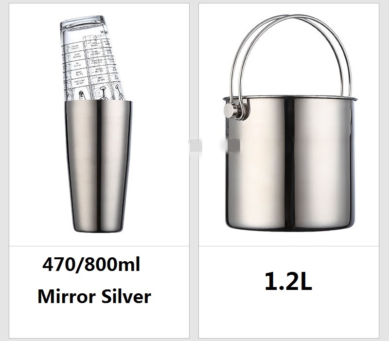 Boston Shaker Set - Set Perlengkapan Bar Cocktail Shaker dari