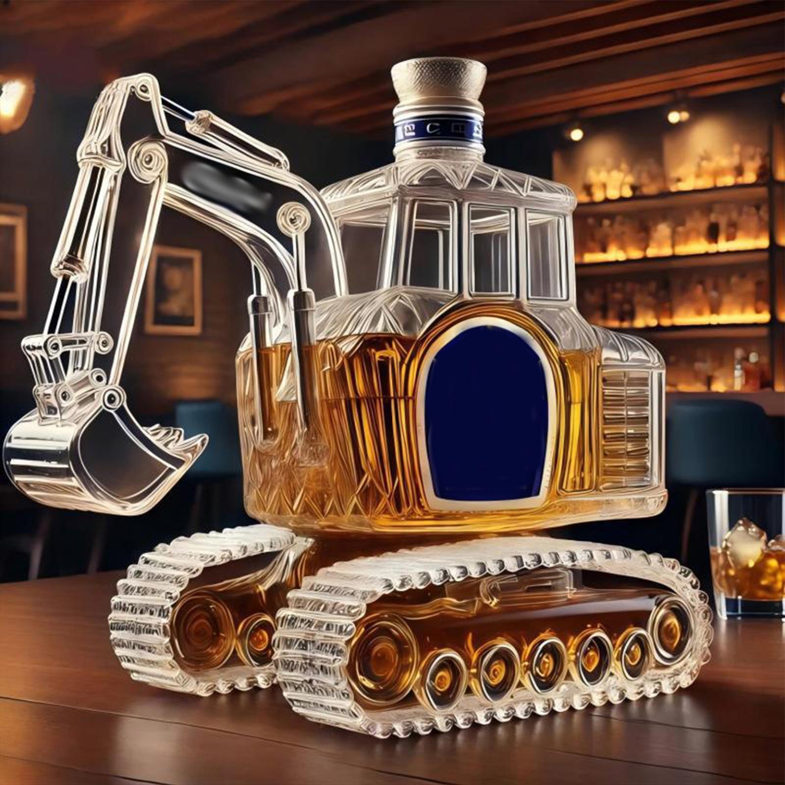 Home Bar Supplies - Decanter Whiskey Excavator Heavy-Duty, Kerajinan Premium,