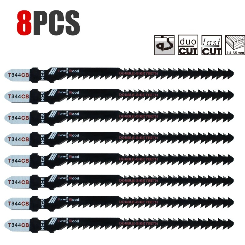 Jigger Double Sided - Pisau Gergaji Jigsaw Dua Sisi 4/8-Pak