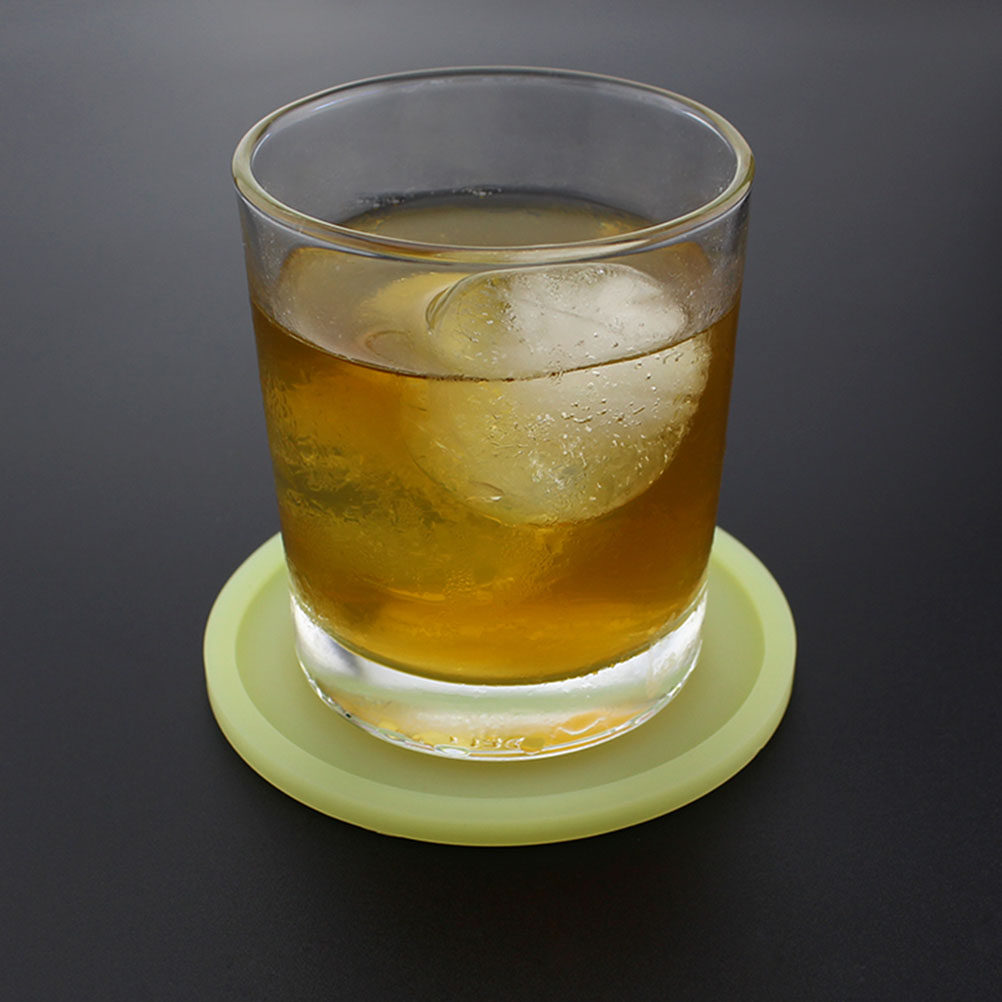 Home Bar Set - Set Alas Gelas Silikon Fluoresen Tahan