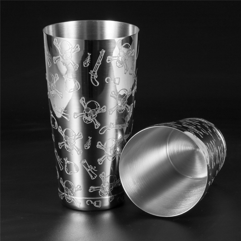 500ml/800ml Shaker Koktail Bos - Boston Shaker Set ulasan dan harga