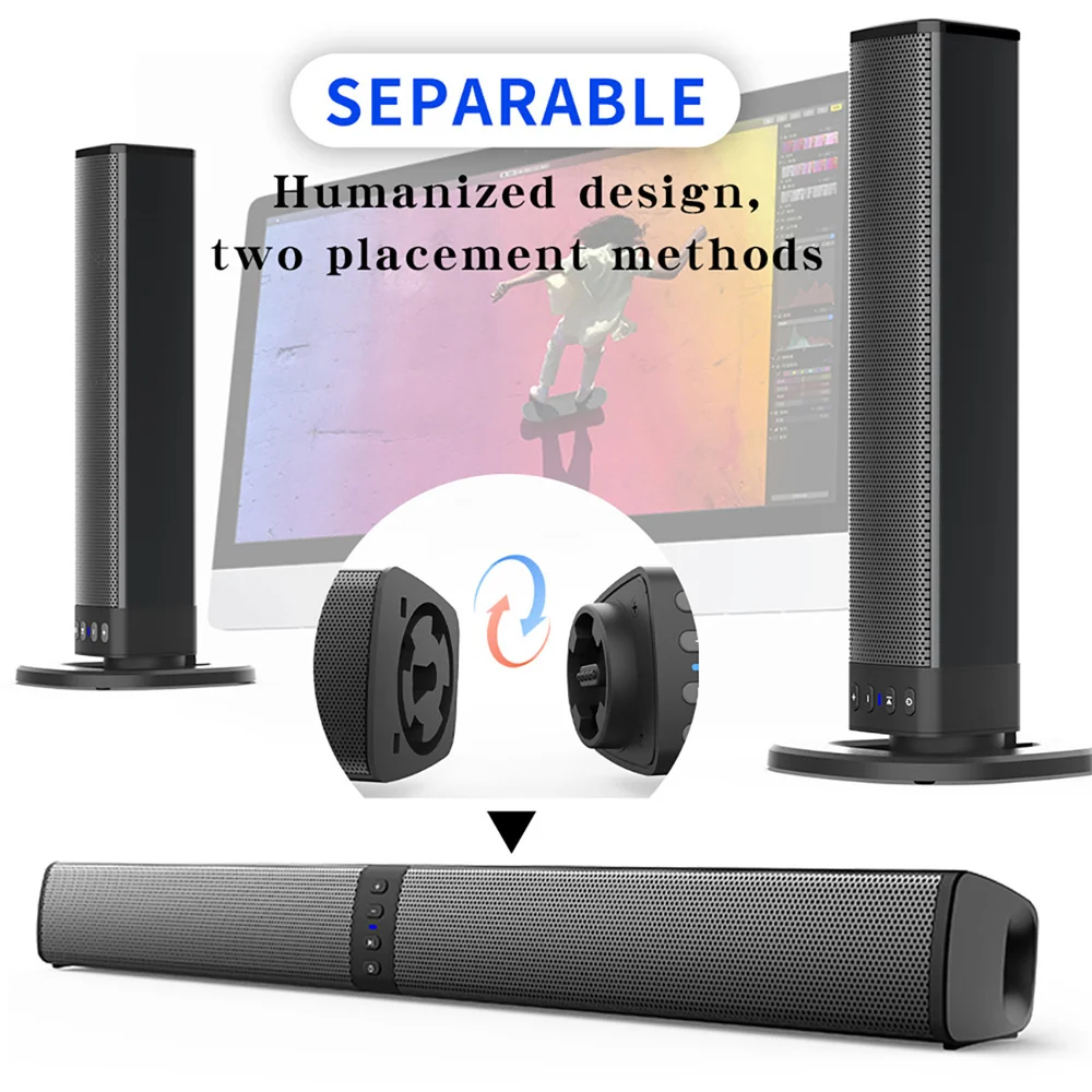 Bar Suara TV Bluetooth Nirkabe - Home Bar And Theater ulasan dan harga