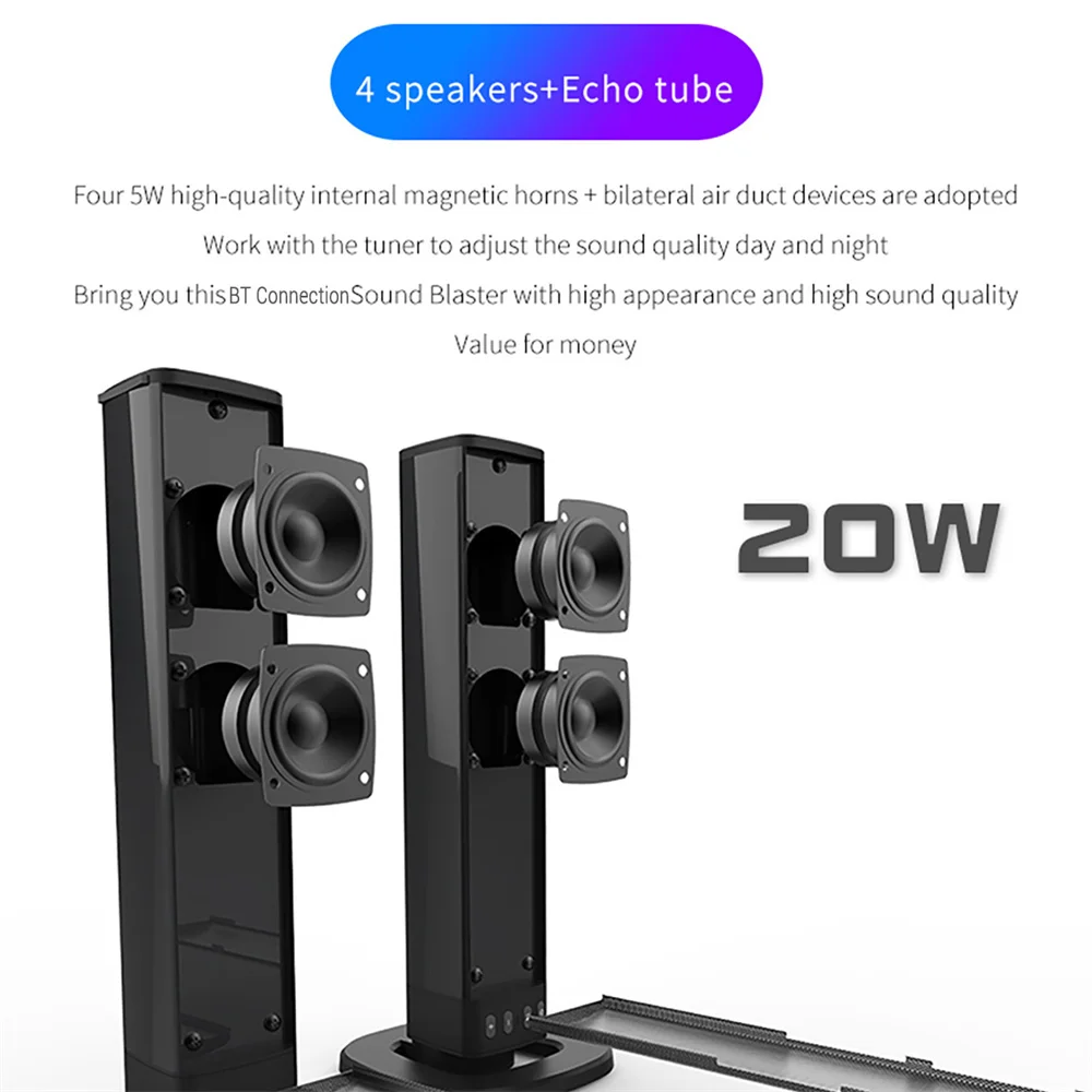 Bar Suara TV Bluetooth Nirkabe - Home Bar And Theater ulasan dan harga