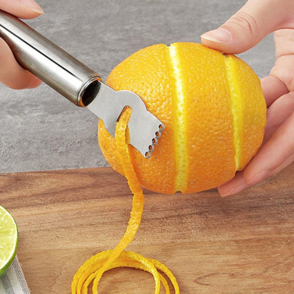 Alat Pengupas Lemon Perak/Alat - Peeler Channel Knife ulasan dan harga