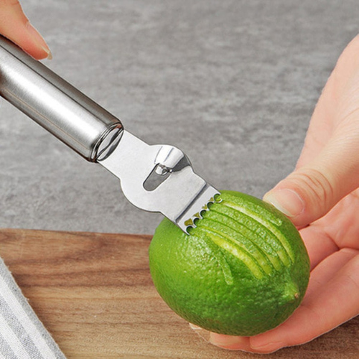 Alat Pengupas Lemon Perak/Alat - Peeler Channel Knife ulasan dan harga