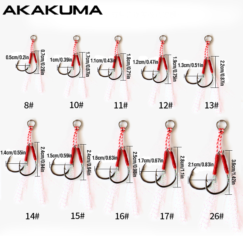 10 buah kait pancing satu kait - Jigger Double Sided ulasan dan harga