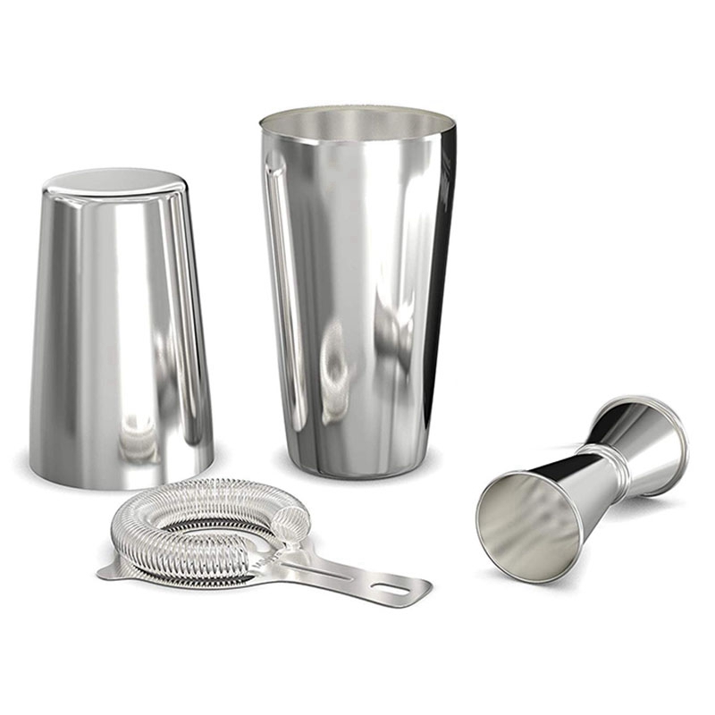 ABJT-Set Pengocok Koktail: Pen - Boston Shaker Set ulasan dan harga