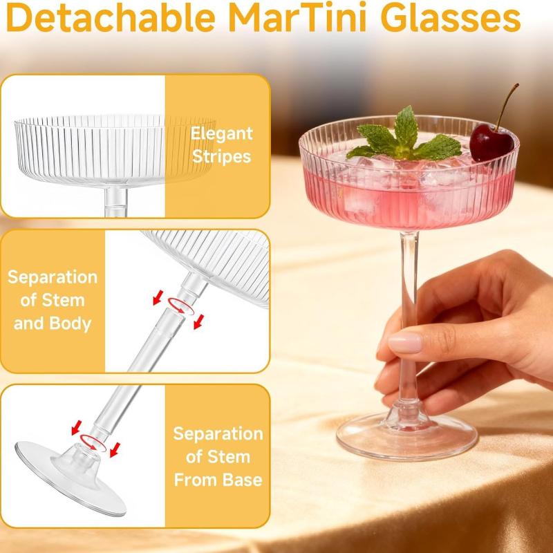 Cangkir Dessert Martini Plasti - Home Bar Supplies ulasan dan harga