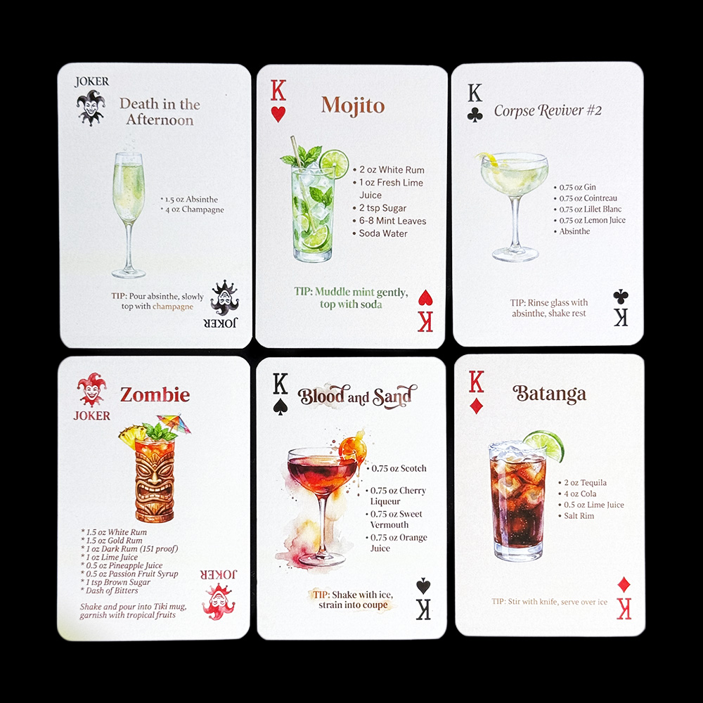 54 Buah Kartu Remi Resep Kokta - Cocktail Recipe Book ulasan dan harga