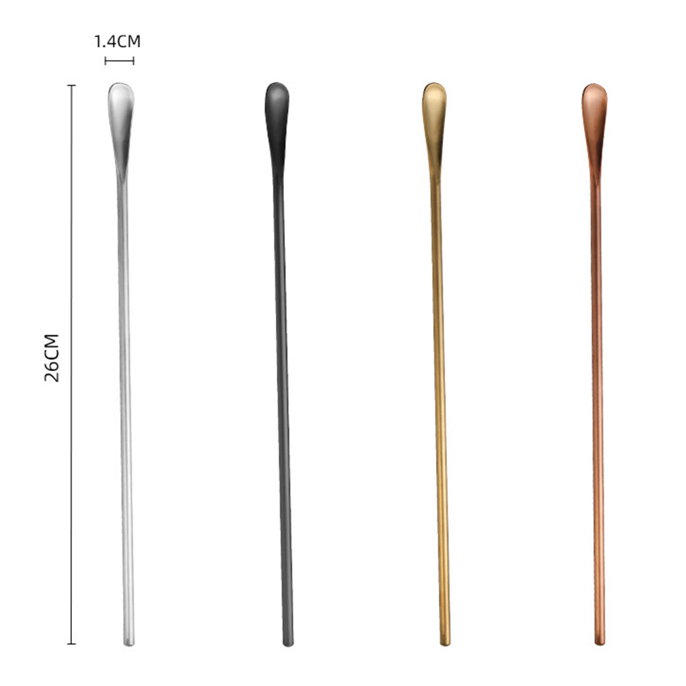 2Pcs Sendok Koktail Stainless  - Bar Spoon Twisted ulasan dan harga