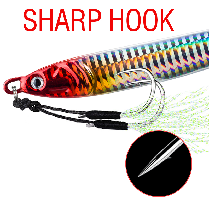 7 buah umpan pancing Jig cepat - Jigger Double Sided ulasan dan harga