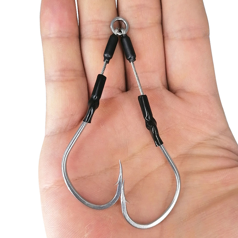 2 pasang/kantong kait Jigging  - Jigger Double Sided ulasan dan harga
