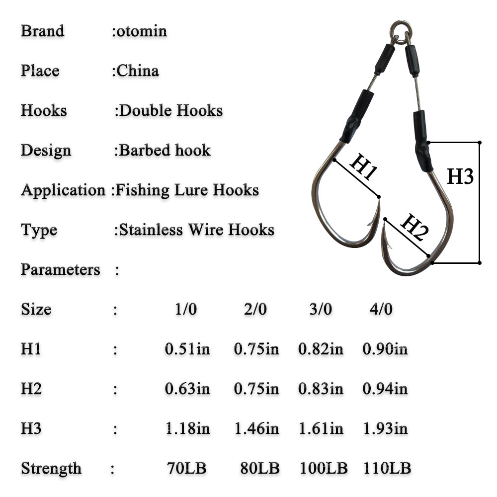 2 pasang/kantong kait Jigging  - Jigger Double Sided ulasan dan harga