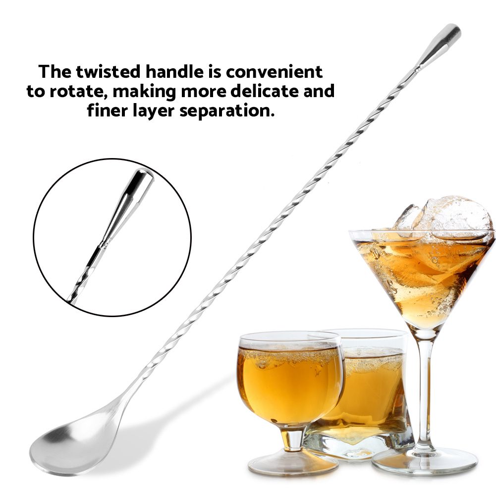 Sendok Bar Baja Tahan Karat Ga - Bar Spoon Twisted ulasan dan harga