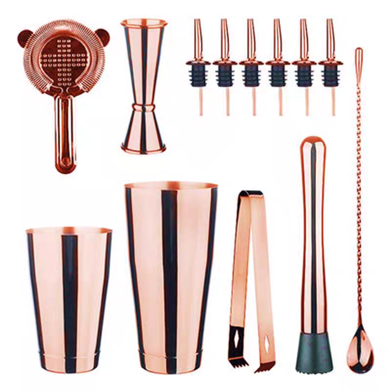 Set Perlengkapan Bar Cocktail: - Boston Shaker Set ulasan dan harga