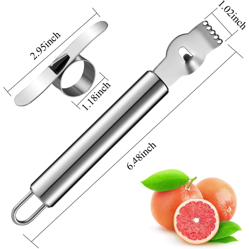 Set 4-in-1 Pengupas dan Pemoto - Peeler Channel Knife ulasan dan harga