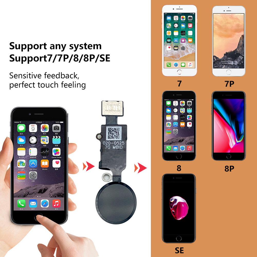 JC 6th 3D tombol Home Flex unt - Home Bar Iphone ulasan dan harga
