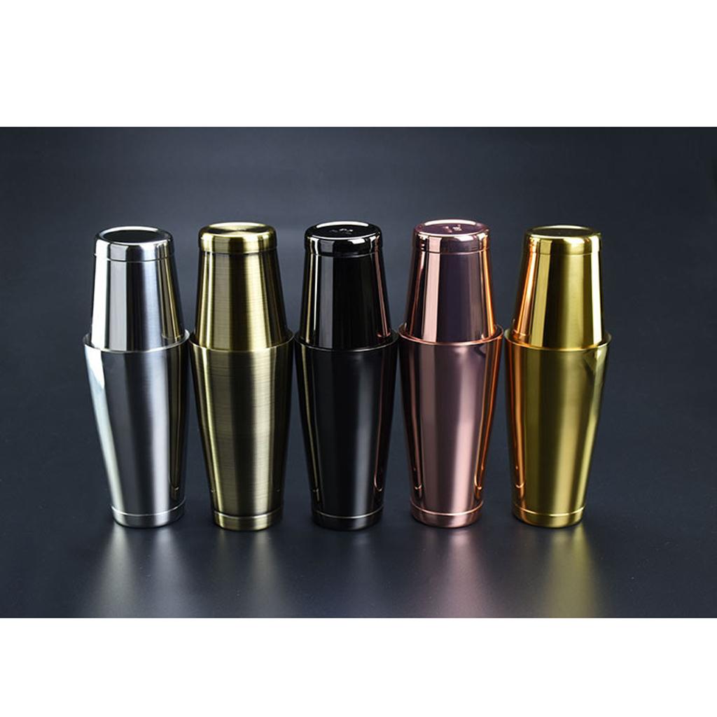 Set Shaker Tin Bar dari Baja T - Boston Shaker Set ulasan dan harga