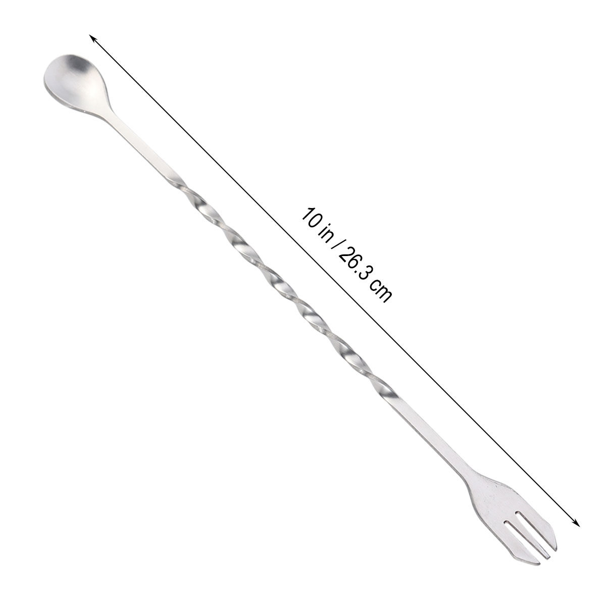 Sendok Pengaduk Koktail Baja T - Bar Spoon Twisted ulasan dan harga