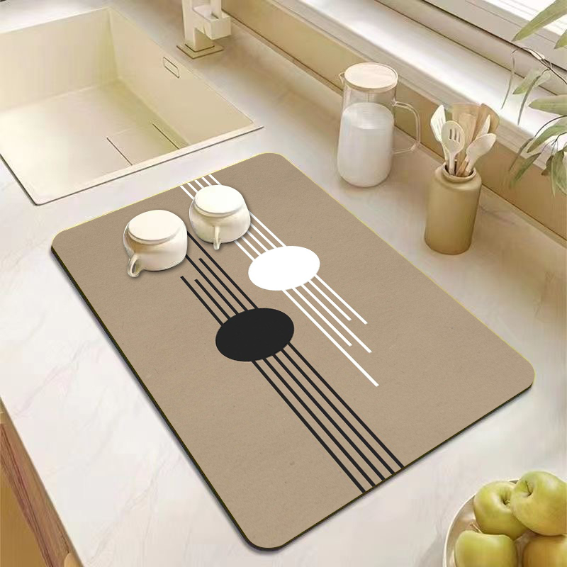 Alas Meja Dapur Minimalis Moti - Bar Mat Rubber ulasan dan harga