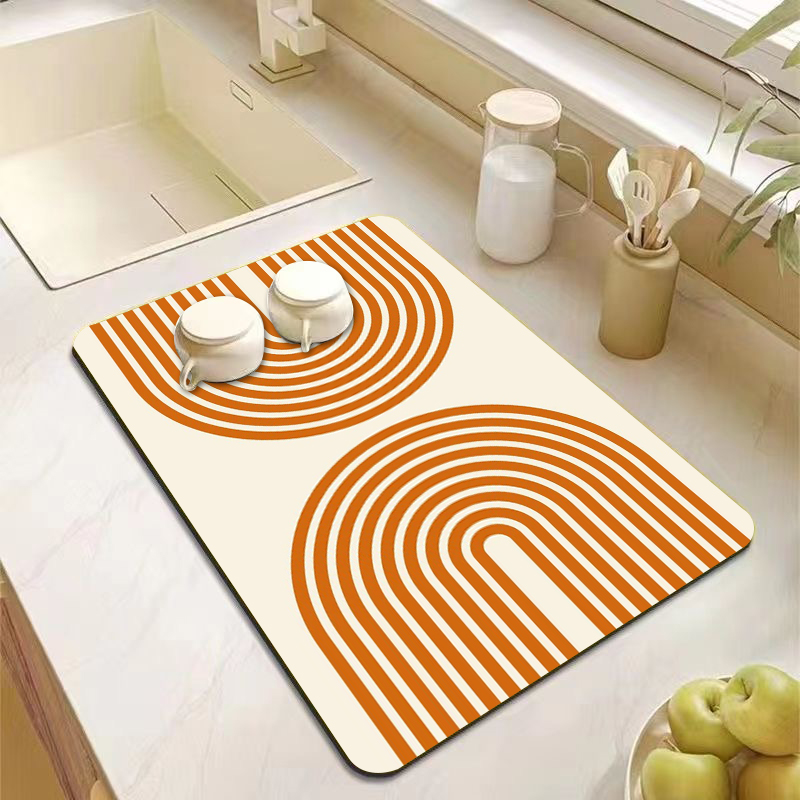 Alas Meja Dapur Minimalis Moti - Bar Mat Rubber ulasan dan harga