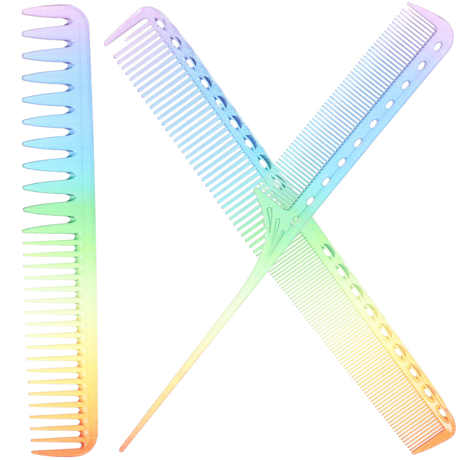 3Pcs Sisir Potong Rambut Salon - Home Barber ulasan dan harga