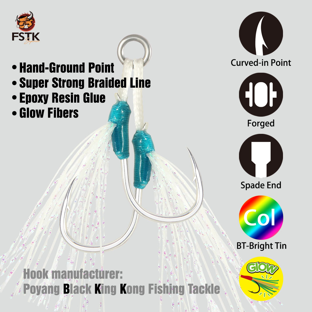 WEIHAI FSTK Metal Jig Assist H - Jigger Double Sided ulasan dan harga