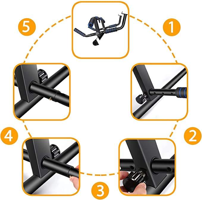 Pull up Bar untuk Pintu Multif - Home Bar And Gym ulasan dan harga