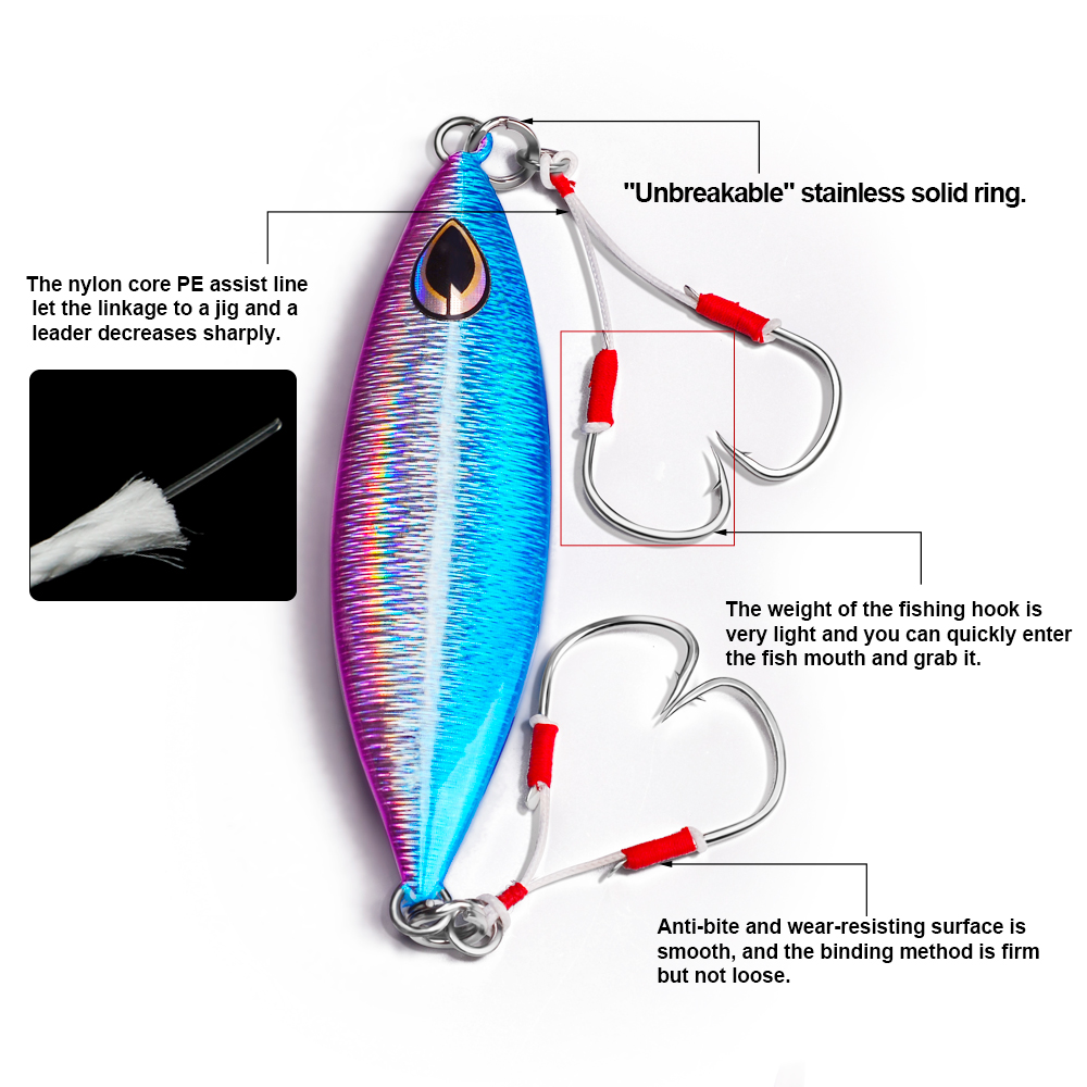 PROBEROS 2 buah kait bantuan m - Jigger Double Sided ulasan dan harga