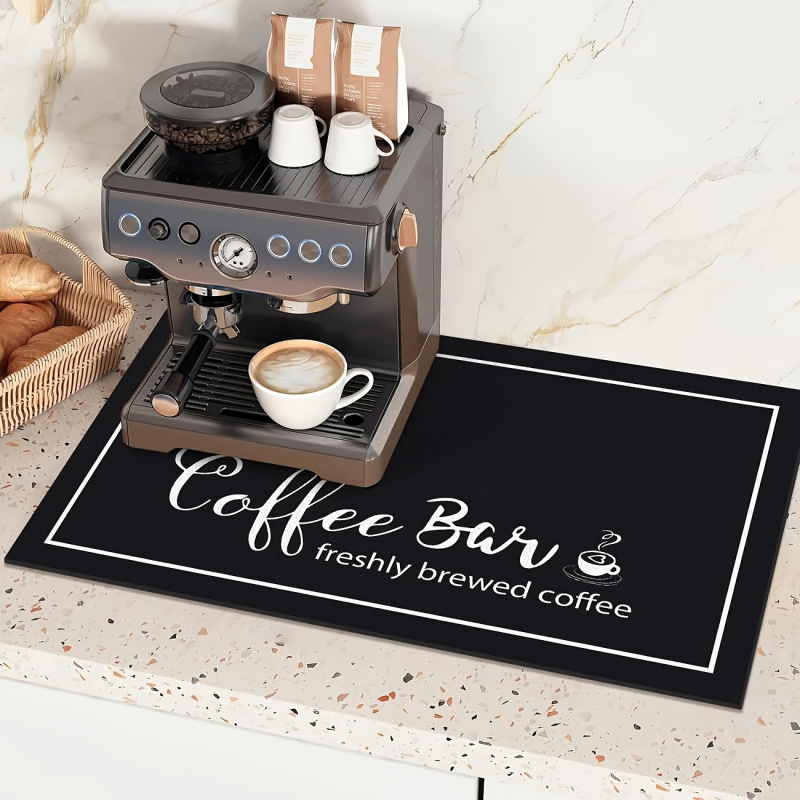 Alas Meja Mesin Kopi Bertema “ - Bar Mat Rubber ulasan dan harga