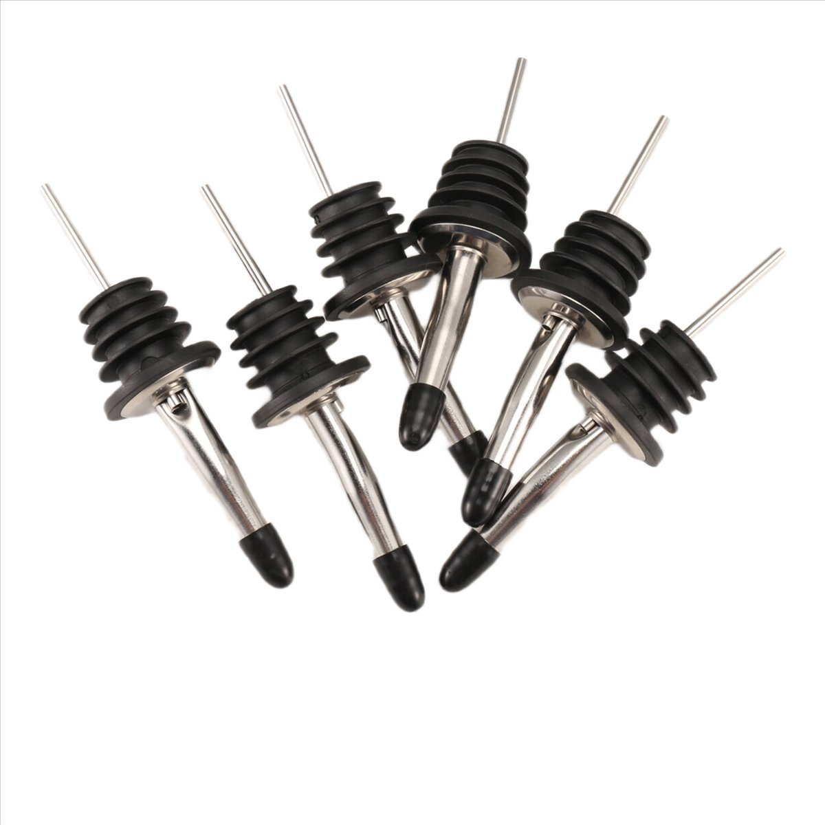 6Pcs Corong Tuang Stainless St - Speed Pourer Cap ulasan dan harga