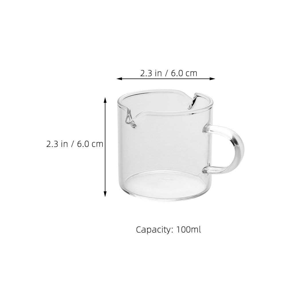 2Pcs Set Cangkir Espresso Kaca - Home Bar Set ulasan dan harga