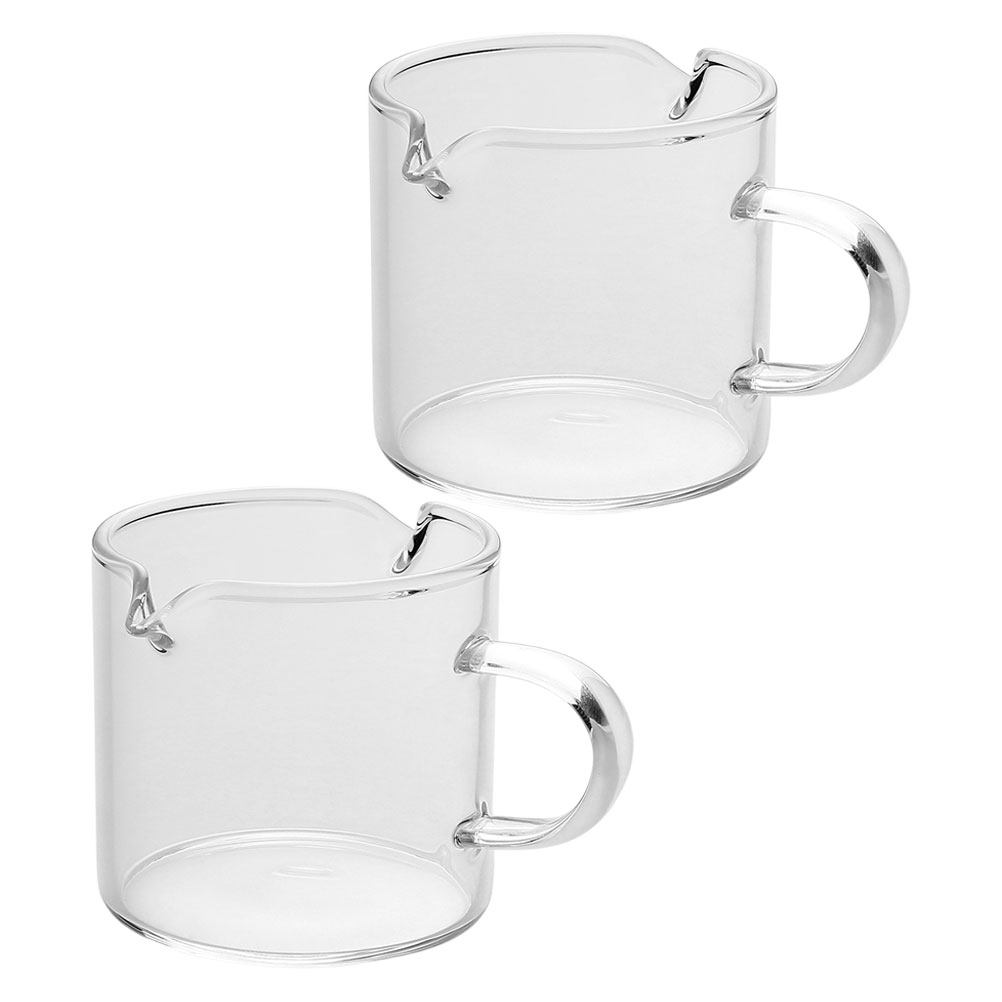 2Pcs Set Cangkir Espresso Kaca - Home Bar Set ulasan dan harga