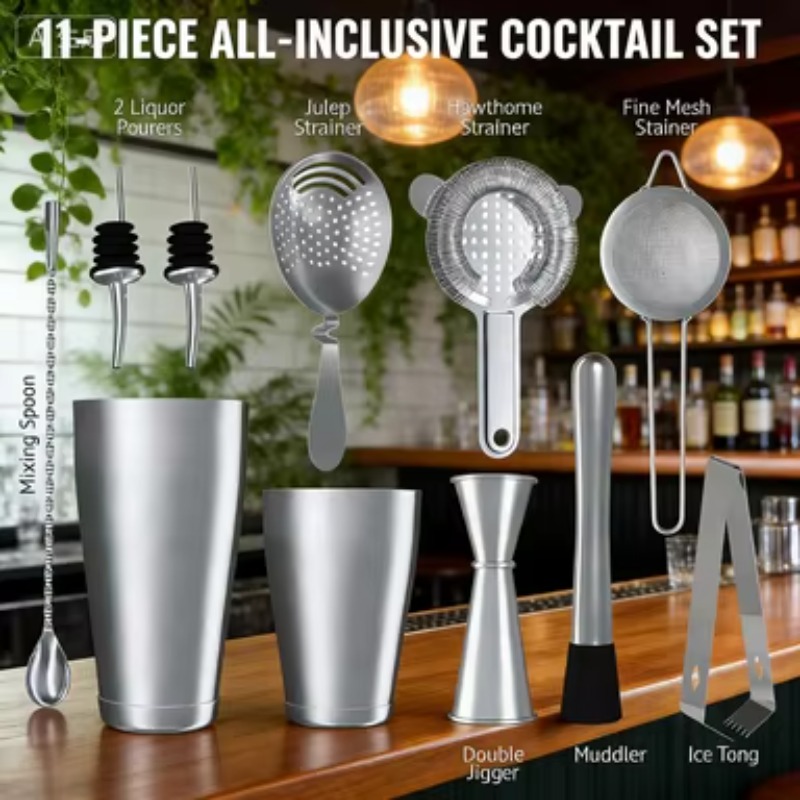 stllCAMOL FACTORY 11 Buah Set  - Boston Shaker Set ulasan dan harga