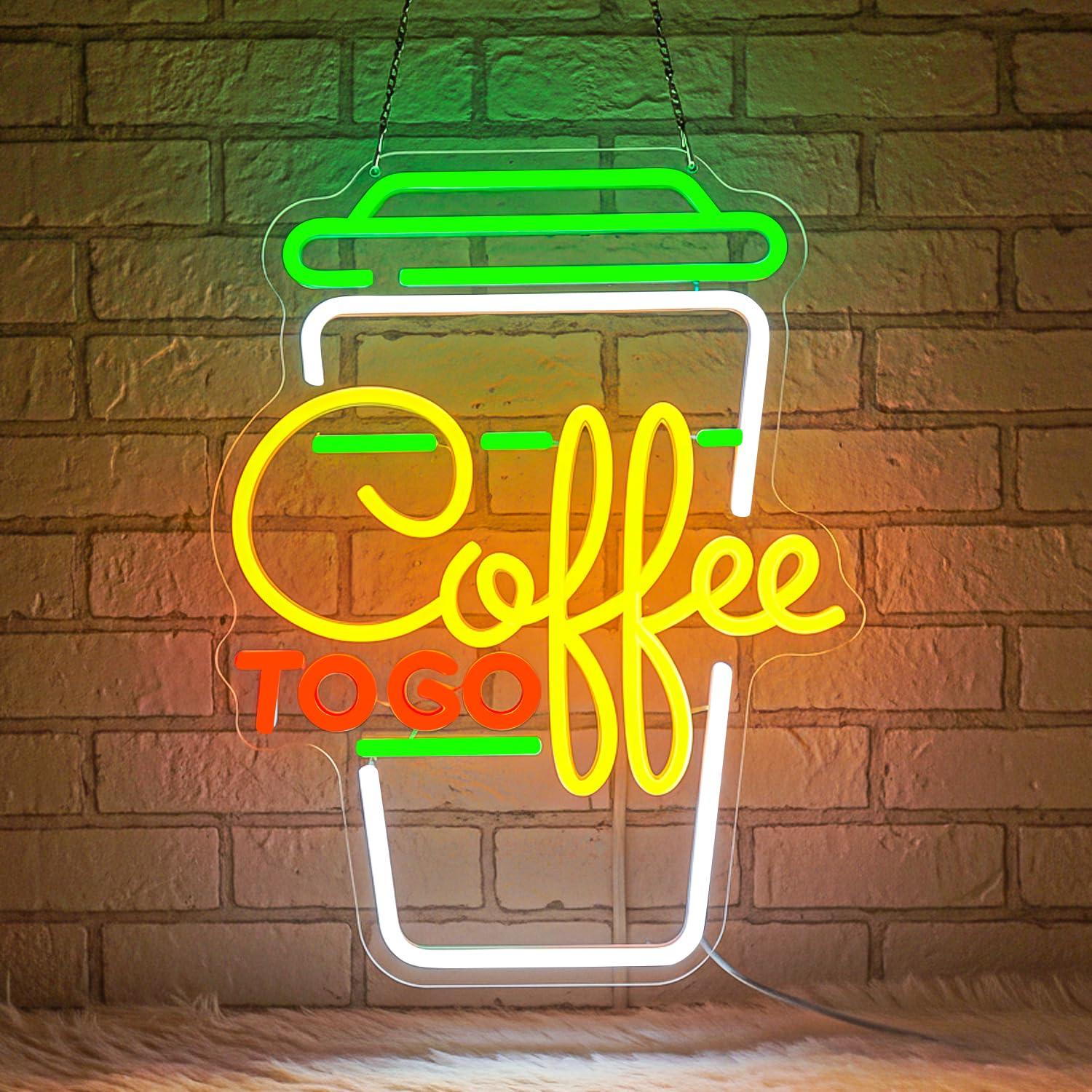 Lampu LED Neon Sign Kopi USB y - Home Bar Signs ulasan dan harga
