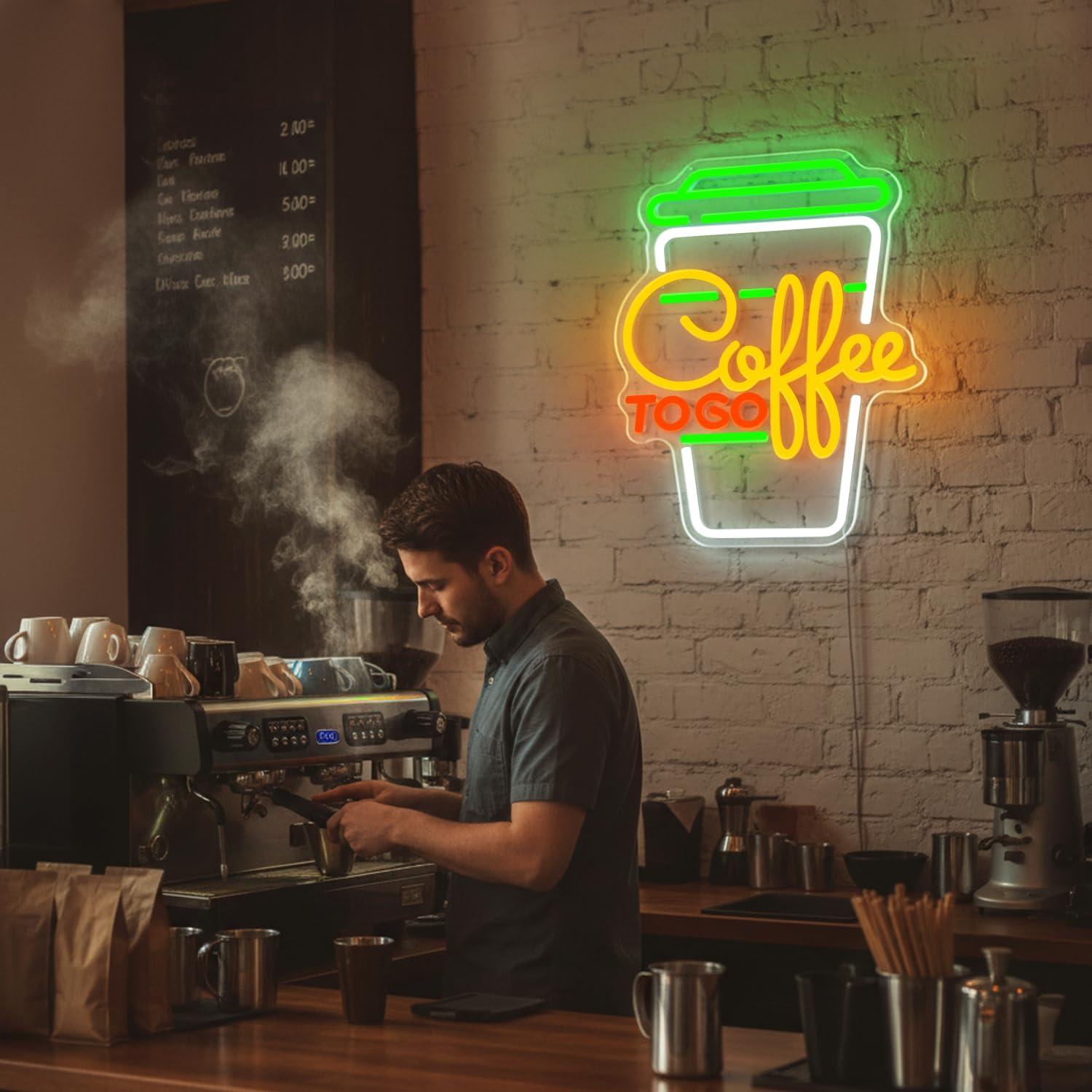 Lampu LED Neon Sign Kopi USB y - Home Bar Signs ulasan dan harga