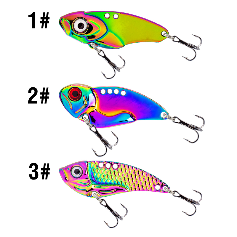 3PCS Umpan Logam Warna-warni V - Jigger Double Sided ulasan dan harga