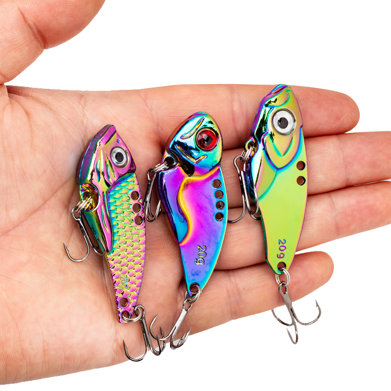 3PCS Umpan Logam Warna-warni V - Jigger Double Sided ulasan dan harga