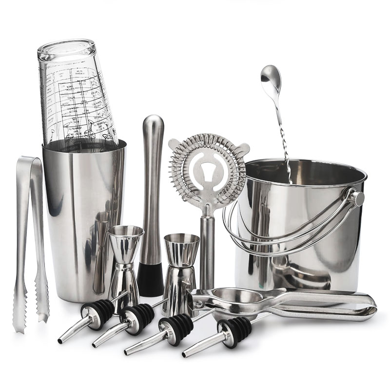 Set Perlengkapan Bar Cocktail  - Boston Shaker Set ulasan dan harga