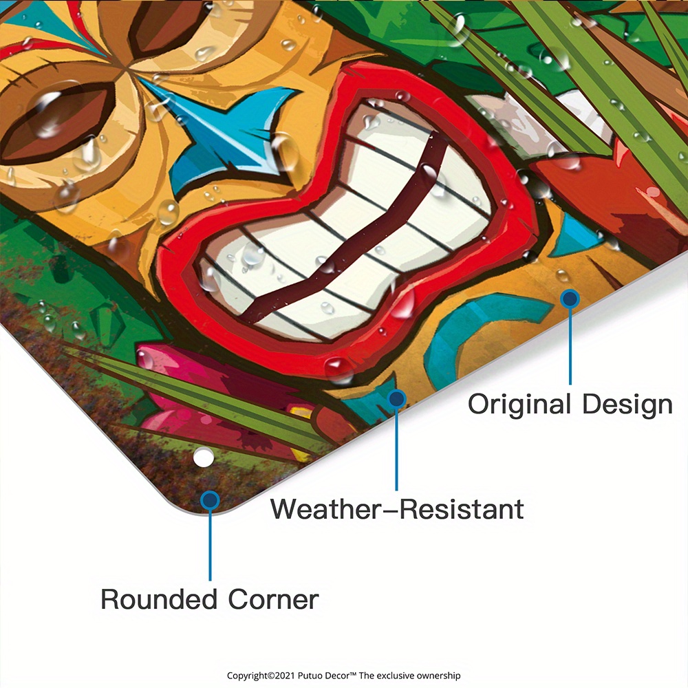 Papan Tanda Bar Tiki Dekorasi  - Home Bar Signs ulasan dan harga
