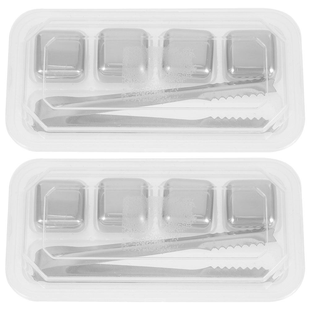 2Set Batu Es Stainless Steel y - Home Bar Set ulasan dan harga